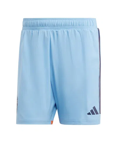 Adidas Originals Men's Adidas Sky Blue New York City Fc Aeroready Authentic Shorts