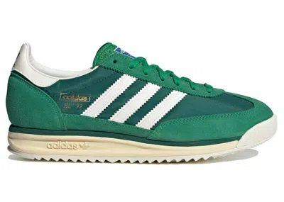 Pre-owned Adidas Originals Men's Adidas Sl 72 Rs Collegiate Sneakers In Collegiate In Green/core White/collegiate Green In Multi