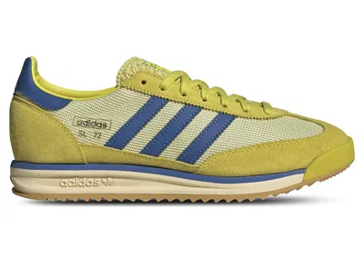 Pre-owned Adidas Originals Men's Adidas Sl 72 Rs Sneakers In Pure Sulfur/focus Blue/powder Yellow In Multi