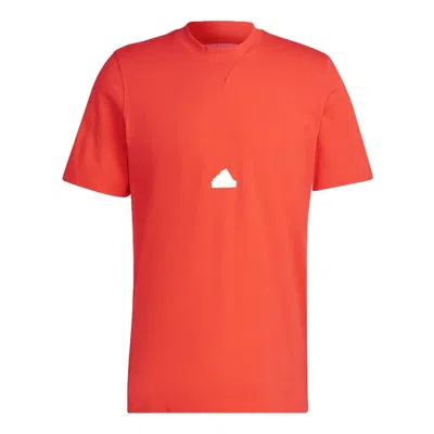 Adidas Originals Mens Adidas Cl T-shirt In Bright Red/bright Red