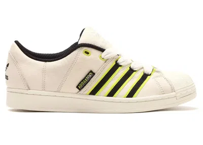 Pre-owned Adidas Originals Men's Adidas Sst Supermodified Utah Jazz Sneakers In Chalk White/core Black/off White