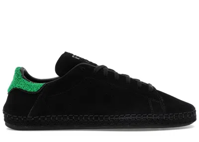 Pre-owned Adidas Originals Men's Adidas Stan Smith Clot By Edison Chen Espadrille Black Sneakers In Core Black/green In Multi
