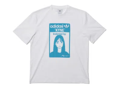 Pre-owned Adidas Originals Men's Adidas Stan Smith Kyne Graphic Tee Shirt In White/blue