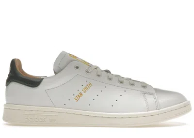 Pre-owned Adidas Originals Men's Adidas Stan Smith Lux White Green Sneakers In Off White/cream White/pantone