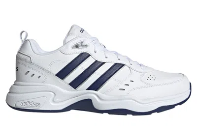 Pre-owned Adidas Originals Men's Adidas Strutter Sneakers In Cloud White/dark Blue/matte Silver In Multi