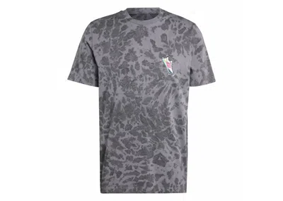 Pre-owned Adidas Originals Men's Adidas Summer Fun Sneaker Graphic Tee Shirt In Black