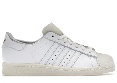 Pre-owned Adidas Originals Men's Adidas Superstar 82 Sneakers In Cloud White/off White/blue Bird