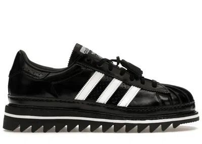 Pre-owned Adidas Originals Men's Adidas Superstar Clot By Edison Chen Black Sneakers In Core Black/cloud White In Multi