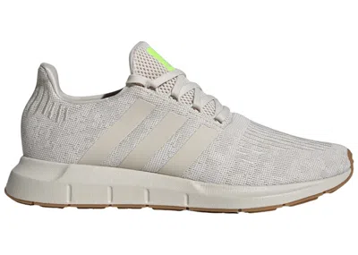 Pre-owned Adidas Originals Men's Adidas Swift Run 1 Sneakers In Aluminium/lucid Lemon