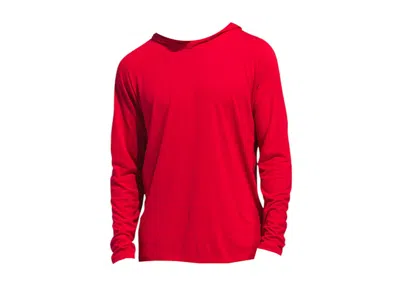 Pre-owned Adidas Originals Men's Adidas Tech Easy Aeroready Pullover Hoodie In Power Red