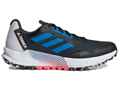 Pre-owned Adidas Originals Men's Adidas Terrex Agravic Flow 2 Black Sneakers In Core Black/blue Rush/turbo In Multi