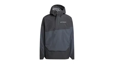 Pre-owned Adidas Originals Men's Adidas Terrex Xploric .5l Climaproof Anorak In Jacket Black/carbon