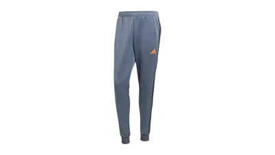 Pre-owned Adidas Originals Men's Adidas Tiro 25 Essentials Sweat Tracksuit Bottoms In Team Onix/super Orange