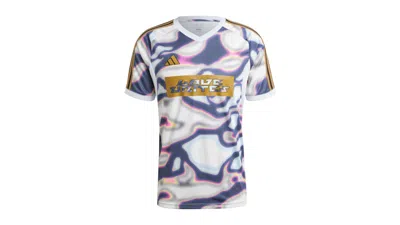 Pre-owned Adidas Originals Men's Adidas Tiro Jersey In Halo Blue/purple Burst/pink Spark