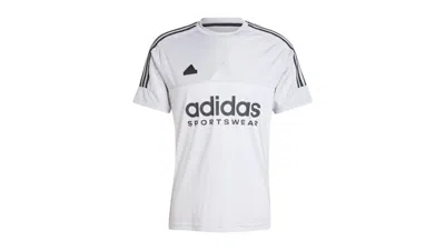 Pre-owned Adidas Originals Men's Adidas Tiro T-shirt In Grey Two/black