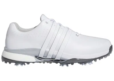 Pre-owned Adidas Originals Men's Adidas Tour360 24 Golf Sneakers In Cloud White/silver Metallic In Multi