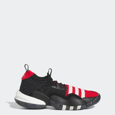 Adidas Originals Mens Adidas Trae Young 2.0 Basketball Shoes In Core Black/better Scarlet/white