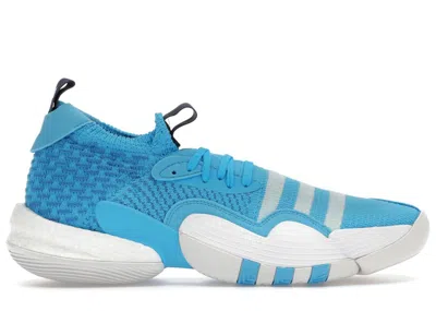 Pre-owned Adidas Originals Men's Adidas Trae Young 2.0 Down In The Deep Sneakers In Sky Rush/almost Blue/pulse Blue