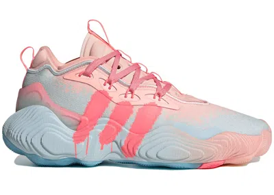 Pre-owned Adidas Originals Men's Adidas Trae Young 3 Cotton Candy Sneakers In Cloud White