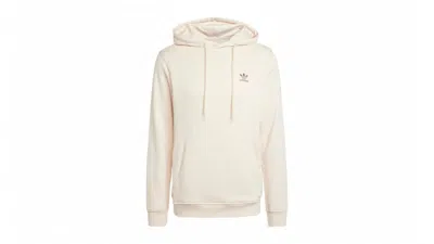 Pre-owned Adidas Originals Men's Adidas Trefoil Essentials French Terry Hoodie In Wonder White