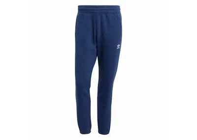 Pre-owned Adidas Originals Men's Adidas Trefoil Essentials Pants In Night Indigo In Purple