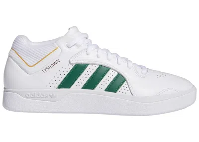 Pre-owned Adidas Originals Men's Adidas Tyshawn Remastered Sneakers In Cloud White/dark Green/blue Bird In Multi
