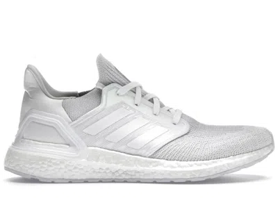 Pre-owned Adidas Originals Men's Adidas Ultra Boost 20 White Iridescent Sneakers In Cloud White/core Black In Multi