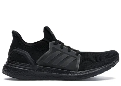 Pre-owned Adidas Originals Men's Adidas Ultra Boost 2019 Triple Black Sneakers In Core Black/solar Orange