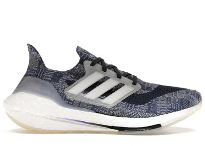 Pre-owned Adidas Originals Men's Adidas Ultra Boost 21 Sashiko Sneakers In Navy Blue