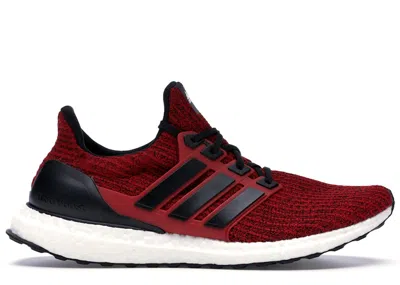 Pre-owned Adidas Originals Men's Adidas Ultra Boost 4.0 Sneakers In Power Red/core Black/cloud White