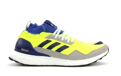 Pre-owned Adidas Originals Men's Adidas Ultra Boost Mid Prototype Sneakers In White/blue