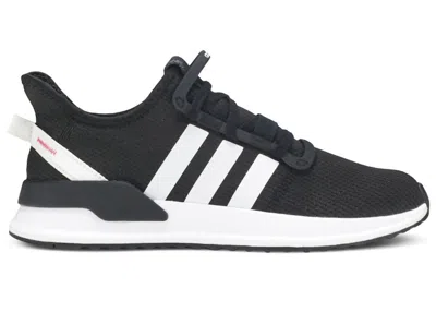 Pre-owned Adidas Originals Men's Adidas Upath Run White Sneakers In Core Black/cloud White/shock Red