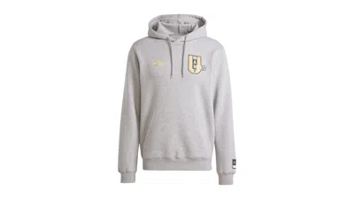Pre-owned Adidas Originals Men's Adidas Vrct Hoodie In Medium Grey Heather In Gray