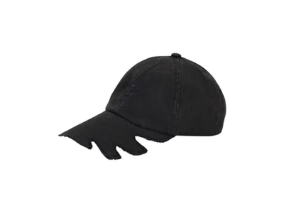 Pre-owned Adidas Originals Men's Adidas X Avavav Slashed Cap In Black