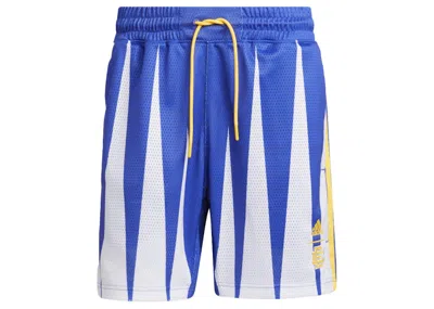 Pre-owned Adidas Originals Men's Adidas X Eric Emanuel Hoops Summer Essentials Shorts In Sonic Ink