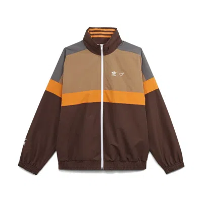 Pre-owned Adidas Originals Men's Adidas X Human Made Windbreaker Jacket In Brown