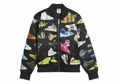 Pre-owned Adidas Originals Men's Adidas X Jeremy Scott Js Archive Bomber Jacket In Black