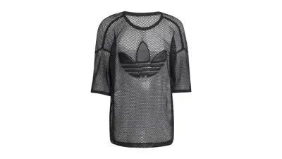 Pre-owned Adidas Originals Men's Adidas X Jeremy Scott Mesh T-shirt In Black