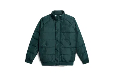 Pre-owned Adidas Originals Men's Adidas X Jonah Hill Puffer Jacket In Mineral Green