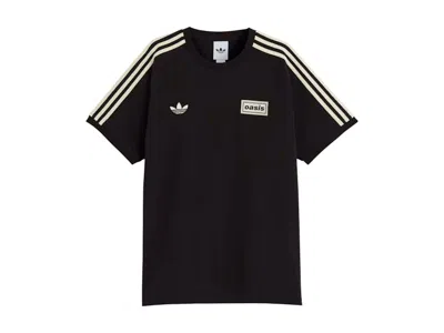 Pre-owned Adidas Originals Men's Adidas X Oasis Tour 3stripes T-shirt In Black
