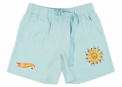 Pre-owned Adidas Originals Men's Adidas X Sean Wotherspoon X Hot Wheels Shorts In Blue/mint