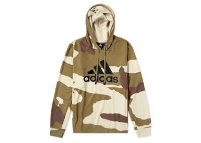 Pre-owned Adidas Originals Men's Adidas X Undefeated Running Tech Hoodie In Desert Camo