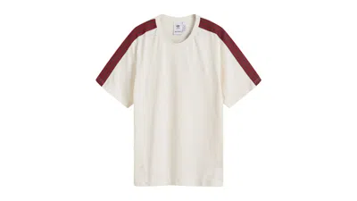 Pre-owned Adidas Originals Men's Adidas X Wales Bonner Short Sleeve T-shirt In Chalk White