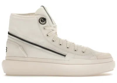 Pre-owned Adidas Originals Men's Adidas Y3 Ajatu Court High Sneakers In Core White/orbit Grey/cream White In Multi