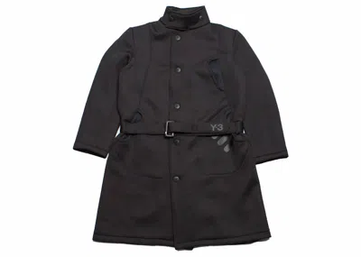 Pre-owned Adidas Originals Men's Adidas Y3 Fs Coat Jacket In Black