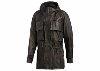 Pre-owned Adidas Originals Men's Adidas Y3 Gore Tex Hooded Utility Jacket In Gray/ash