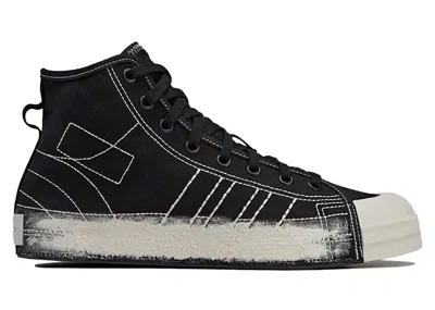Pre-owned Adidas Originals Men's Adidas Y3 Nizza Hi Sneakers In Black/talc In Multi