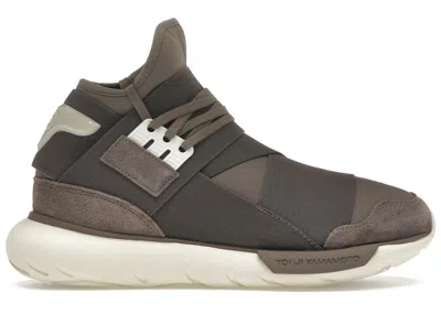 Pre-owned Adidas Originals Men's Adidas Y3 Qasa High Sneakers In Brown/cream White In Multi