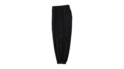 Pre-owned Adidas Originals Men's Adidas Y3 Rayon Twill Tracksuit Bottoms In Black