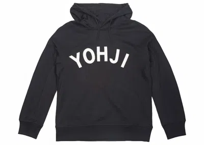 Pre-owned Adidas Originals Men's Adidas Y3 Yohji Letters Hoodie In Black/off White